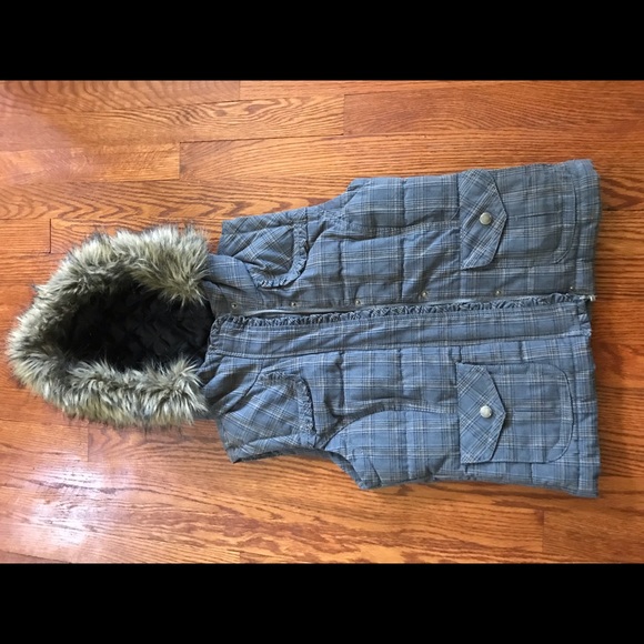 Plaid Aeropostale quilted vest - Picture 6 of 6